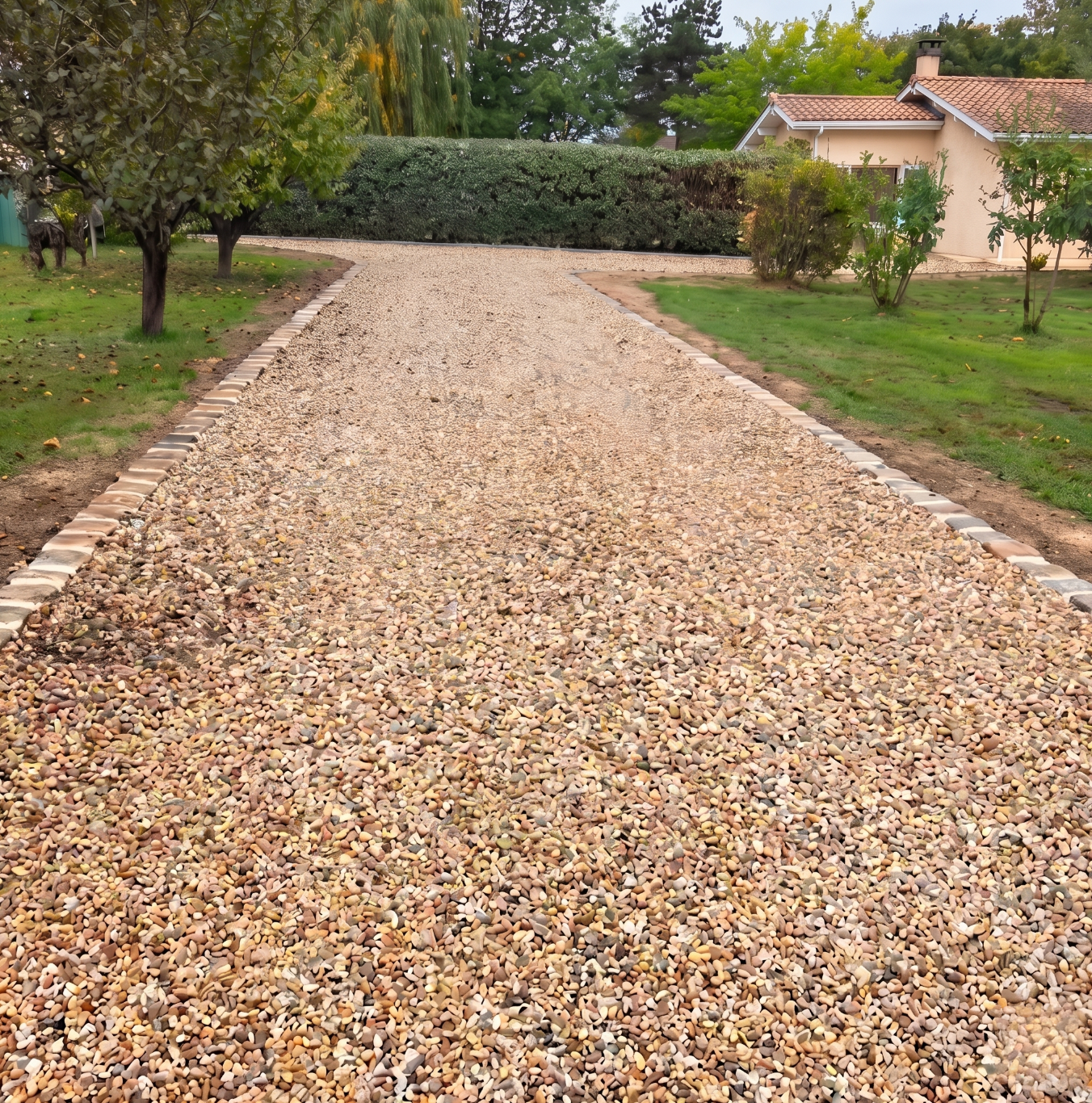 Terrassement et allées